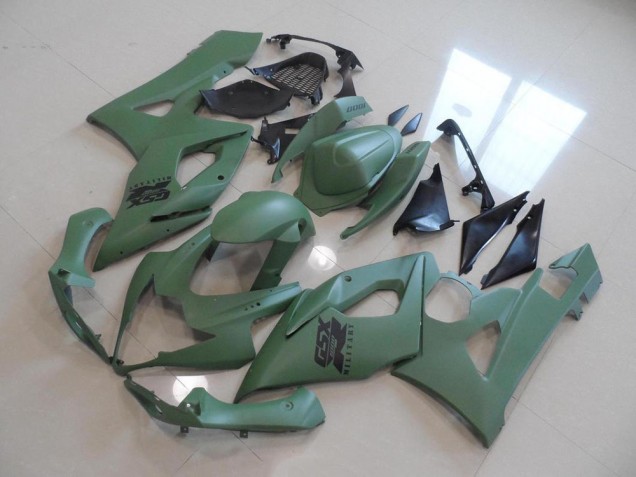 Matte Armée Verte Carénage Moto GSXR 1000 K5 2005-2006