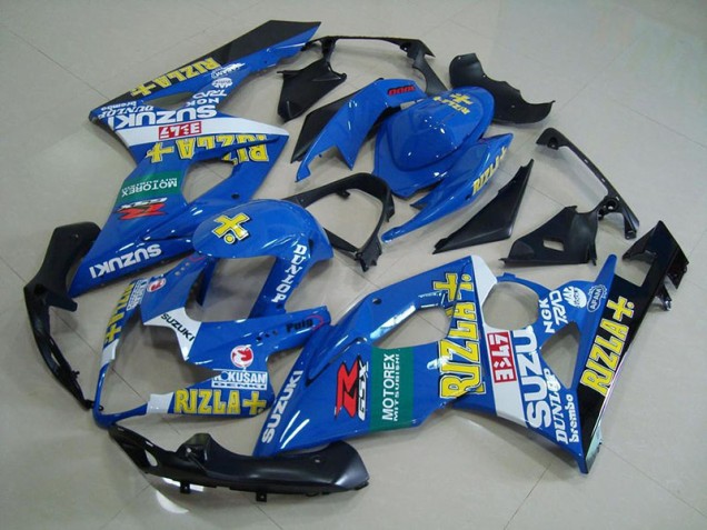 Bleu Foncé Rizla Carénage Moto GSXR 1000 K5 2005-2006 Bleu Foncé Rizla Carénage Moto GSXR 1000 K5 2005-2006