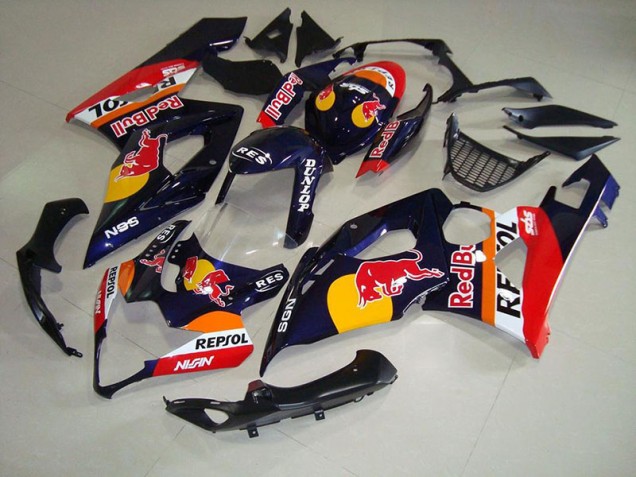 Red Bull Repsol Carénage Moto GSXR 1000 K5 2005-2006 Red Bull Repsol Carénage Moto GSXR 1000 K5 2005-2006