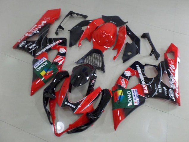 Rouge Yoshimura Carénage Moto GSXR 1000 K5 2005-2006
