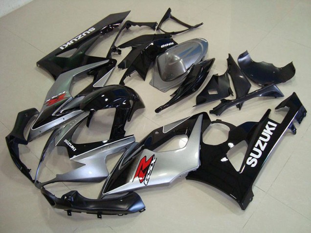 Gris Noir Kit Carénages Motos Complet GSXR 1000 K5 2005-2006 Gris Noir Kit Carénages Motos Complet GSXR 1000 K5 2005-2006