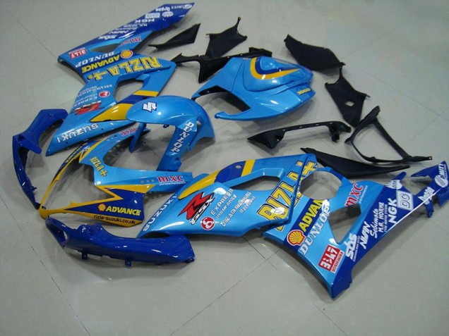 Light Bleu Rizla Carénage Moto GSXR 1000 K5 2005-2006 Light Bleu Rizla Carénage Moto GSXR 1000 K5 2005-2006