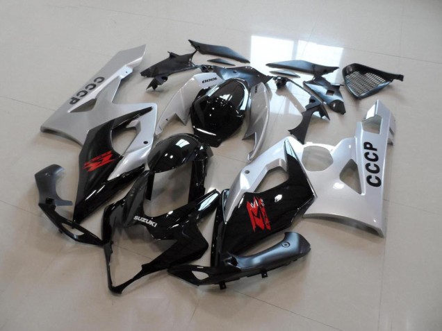 Argent Noir Carénage Moto GSXR 1000 K5 2005-2006