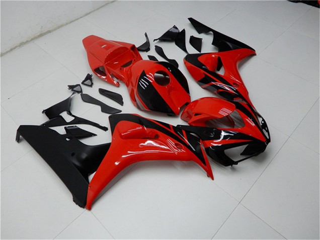Rouge Noir Carénages Moto CBR 1000 RR 2006-2007 Rouge Noir Carénages Moto CBR 1000 RR 2006-2007
