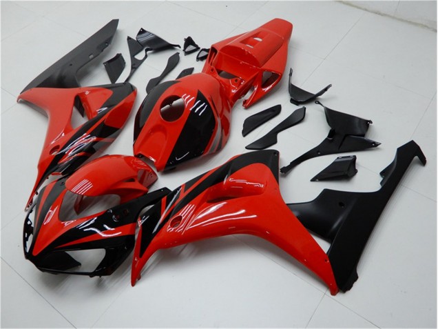 Rouge Noir Carénages Moto CBR 1000 RR 2006-2007 Rouge Noir Carénages Moto CBR 1000 RR 2006-2007