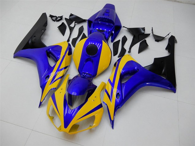 Jaune Bleu Carénage Moto CBR 1000 RR 2006-2007