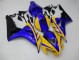 Jaune Bleu Carénage Moto CBR 1000 RR 2006-2007