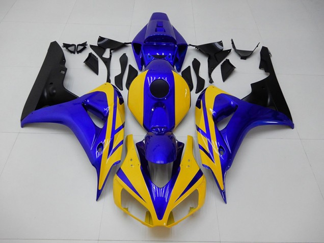 Jaune Bleu Carénage Moto CBR 1000 RR 2006-2007