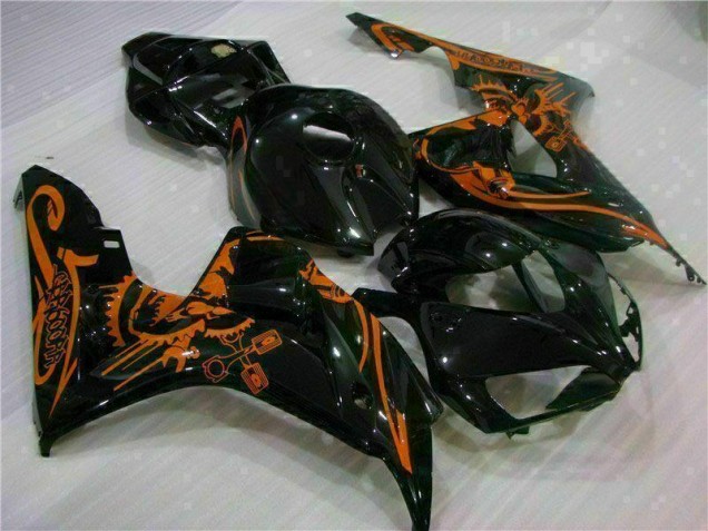 Brun Noir Carénage Moto CBR 1000 RR 2006-2007 Brun Noir Carénage Moto CBR 1000 RR 2006-2007