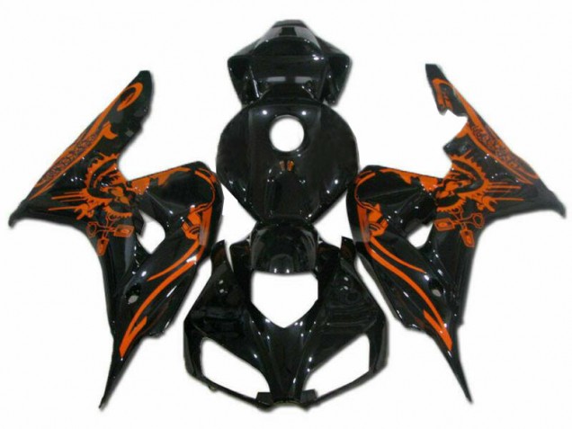 Brun Noir Carénage Moto CBR 1000 RR 2006-2007 Brun Noir Carénage Moto CBR 1000 RR 2006-2007