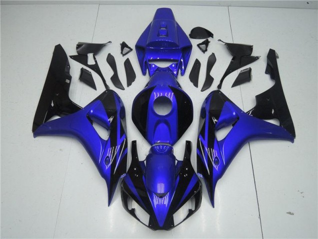 Bleu Noir Carénage Moto CBR 1000 RR 2006-2007
