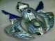 Bleu Flamme Argent Carénage Moto CBR 1000 RR 2006-2007 Bleu Flamme Argent Carénage Moto CBR 1000 RR 2006-2007