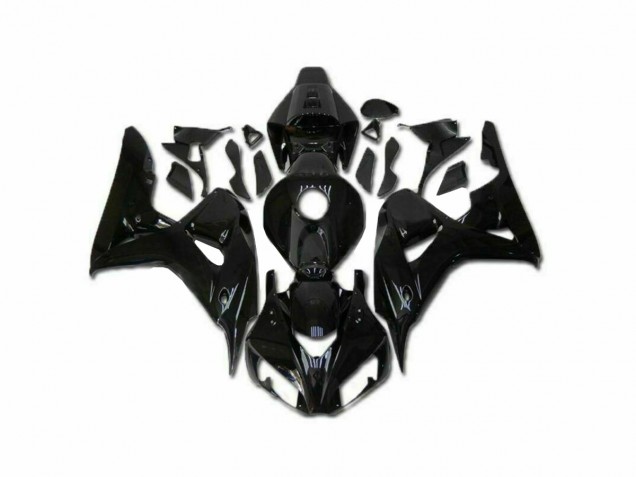 Noir Brillant Carénages Moto CBR 1000 RR 2006-2007 Noir Brillant Carénages Moto CBR 1000 RR 2006-2007