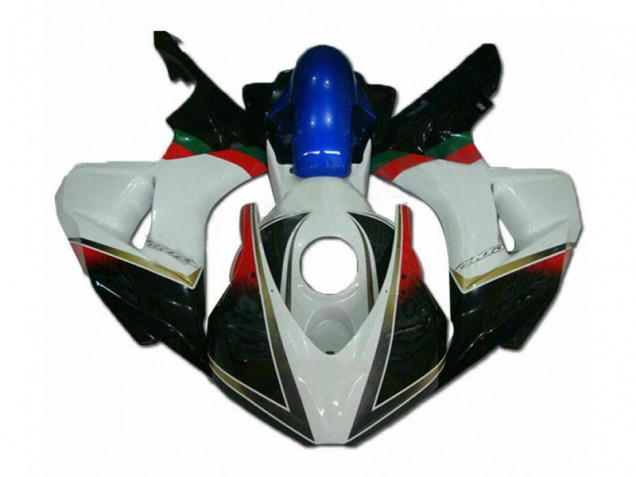 Blanc Noir Carénage Moto CBR 1000 RR 2006-2007 Blanc Noir Carénage Moto CBR 1000 RR 2006-2007