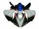 Blanc Noir Carénage Moto CBR 1000 RR 2006-2007 Blanc Noir Carénage Moto CBR 1000 RR 2006-2007