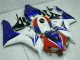 Bleu Blanc Carénage Moto CBR 1000 RR 2006-2007