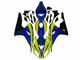 Bleu Jaune Carénage Moto CBR 1000 RR 2006-2007 Bleu Jaune Carénage Moto CBR 1000 RR 2006-2007