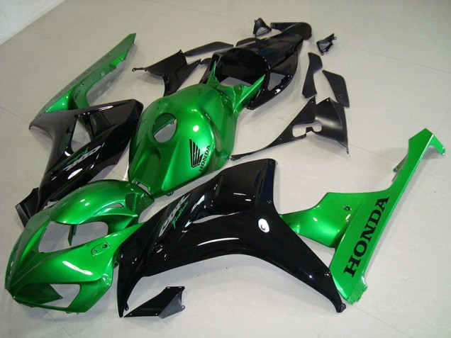 Noir Vert Carénage Moto CBR 1000 RR 2006-2007 Noir Vert Carénage Moto CBR 1000 RR 2006-2007