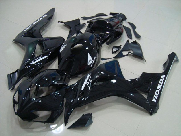 Noir Argent Décalque Carénage Moto CBR 1000 RR 2006-2007 Noir Argent Décalque Carénage Moto CBR 1000 RR 2006-2007
