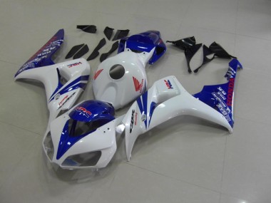 Blanc Nacré Bleu Carénage Moto CBR 1000 RR 2006-2007