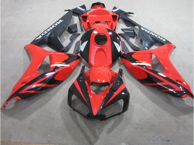 Rouge Noir Fireblade Carénage Moto CBR 1000 RR 2006-2007