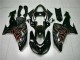 Noir Rouge Flamme Carénages Moto ZX10R 2006-2007 Noir Rouge Flamme Carénages Moto ZX10R 2006-2007