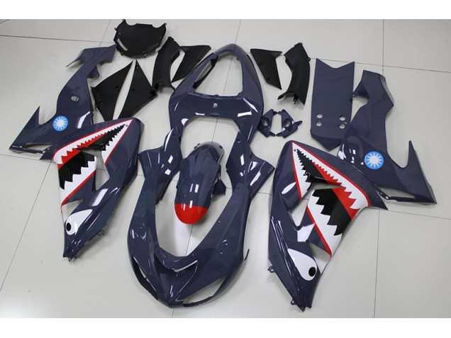Gris Requin Carénage Moto ZX10R 2006-2007 Gris Requin Carénage Moto ZX10R 2006-2007