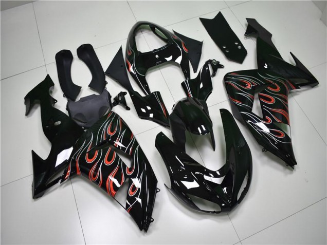 Noir Gris Rouge Carénage Moto ZX10R 2006-2007