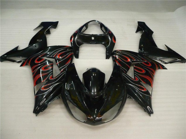 Noir Gris Rouge Carénage Moto ZX10R 2006-2007