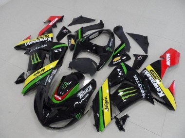 Noir Jaune Monster Carénage Moto ZX10R 2006-2007
