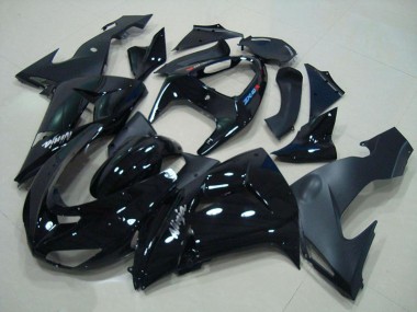 Noir Brillant Noir Mat Carénage Moto ZX10R 2006-2007