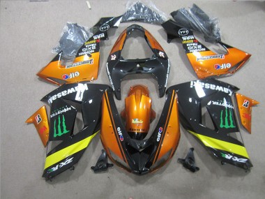 Noir Orange Monster Carénage Moto ZX10R 2006-2007