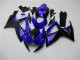 Bleu Noir Carénage Moto GSXR 600 / 750 K6 2006-2007 Bleu Noir Carénage Moto GSXR 600 / 750 K6 2006-2007