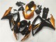 Noir Orange Carénages Moto GSXR 600 / 750 K6 2006-2007