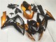 Noir Orange Carénages Moto GSXR 600 / 750 K6 2006-2007
