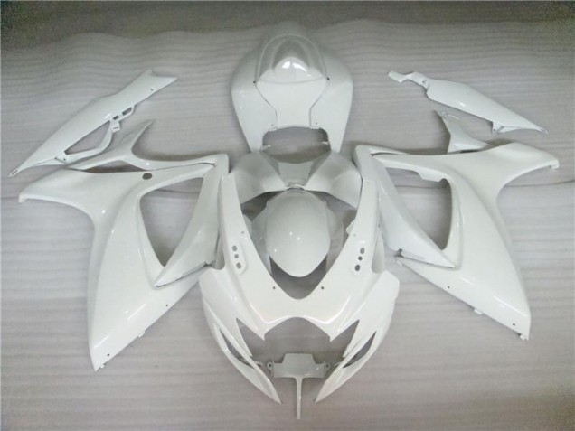 Blanc Nacré Carénage Moto GSXR 600 / 750 K6 2006-2007