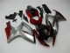 Rouge Argent Carénage Moto GSXR 600 / 750 K6 2006-2007 Rouge Argent Carénage Moto GSXR 600 / 750 K6 2006-2007