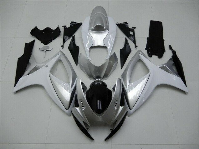 Argent Carénages Moto GSXR 600 / 750 K6 2006-2007 Argent Carénages Moto GSXR 600 / 750 K6 2006-2007