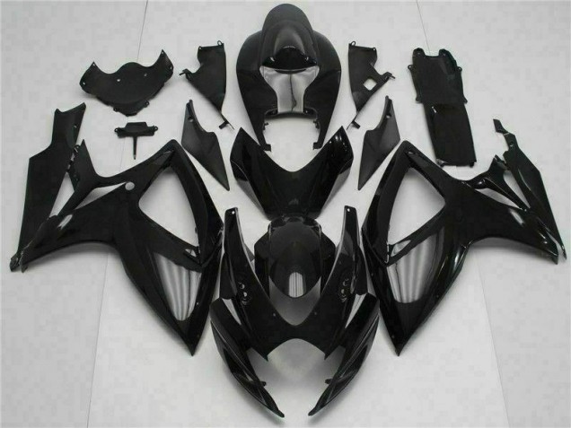 Noir Carénage Moto de Rechange GSXR 600 / 750 K6 2006-2007 Noir Carénage Moto de Rechange GSXR 600 / 750 K6 2006-2007
