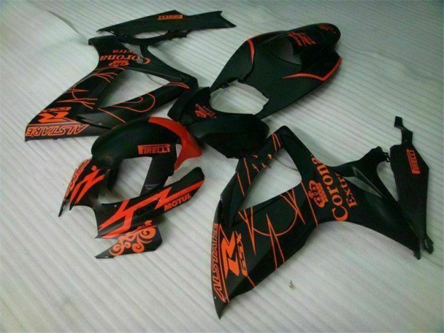 Noir Carénages Moto de Rechange GSXR 600 / 750 K6 2006-2007 Noir Carénages Moto de Rechange GSXR 600 / 750 K6 2006-2007