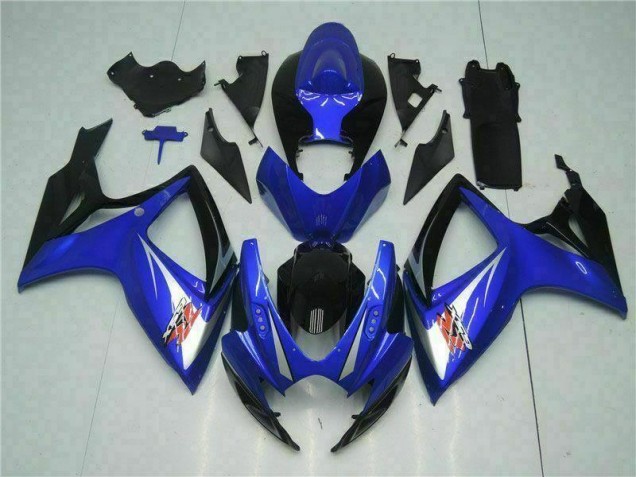 Bleu Kit Carénages Motos & Plastique GSXR 600 / 750 K6 2006-2007