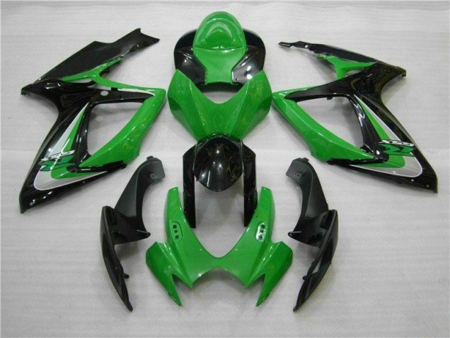Vert Carénage Moto GSXR 600 / 750 K6 2006-2007 Vert Carénage Moto GSXR 600 / 750 K6 2006-2007