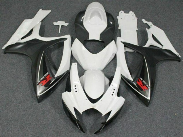 Blanc Carénage Moto GSXR 600 / 750 K6 2006-2007
