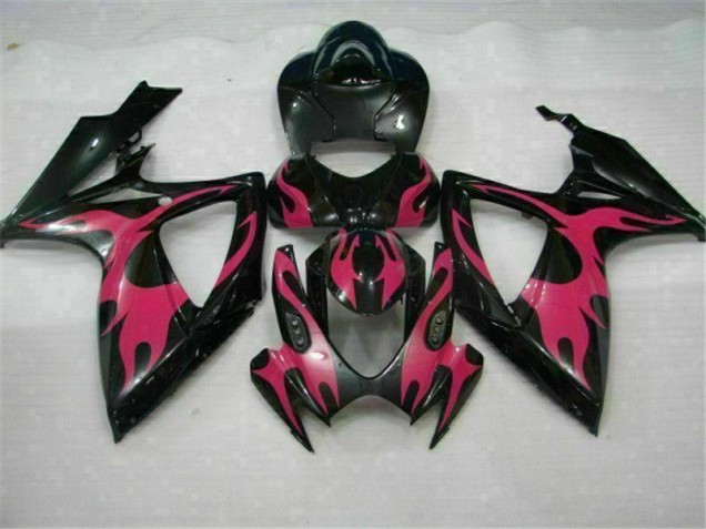 Noir Carénage Moto GSXR 600 / 750 K6 2006-2007