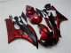 Rouge Noir Carénages Moto R6 2006-2007