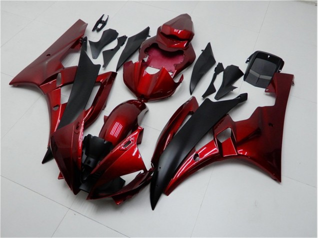 Rouge Noir Carénages Moto R6 2006-2007