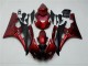 Rouge Noir Carénages Moto R6 2006-2007