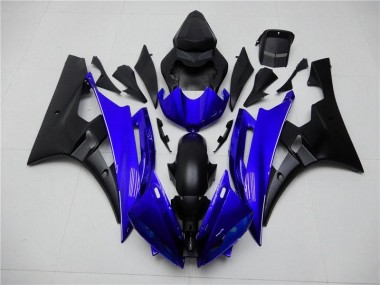 Bleu Noir Carénages Moto & Carrosserie R6 2006-2007