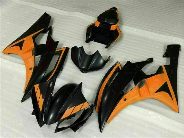 Noir Orange Carénage Moto R6 2006-2007
