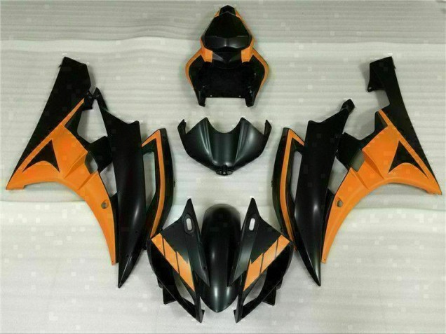 Noir Orange Carénage Moto R6 2006-2007
